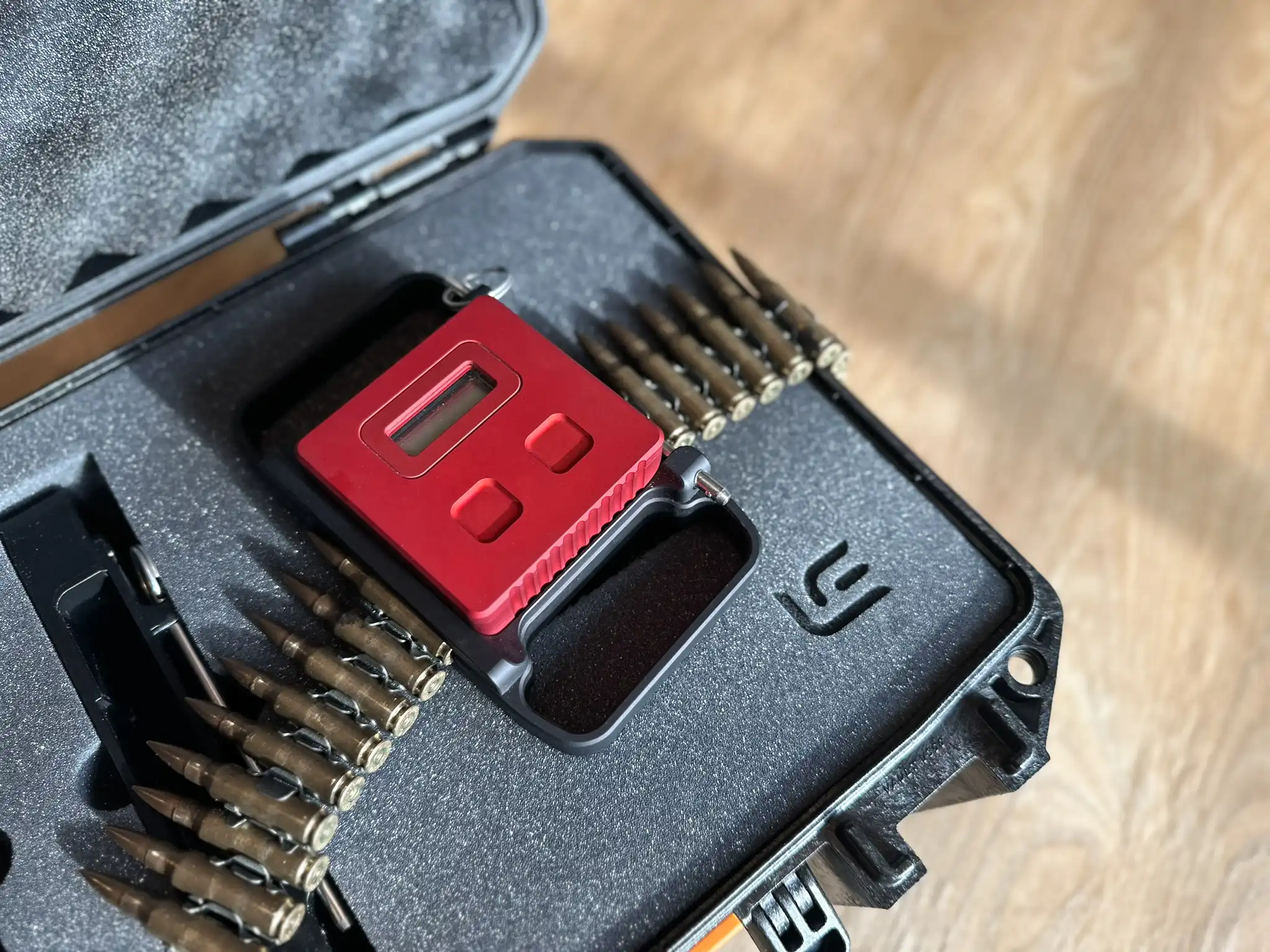 Hardware in transport case